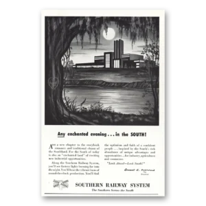 1951 Southern Railway Print Ad | Southern Exposure