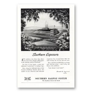 1951 Southern Railway Print Ad | Southern Exposure