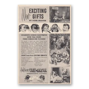 1951 View Master Print Ad | Stories Illustrated