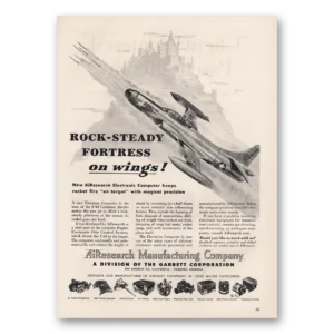 1952 Garrett AiResearch Print Ad | Rock Steady