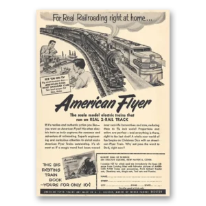 1952 American Flyer Print Ad | Real Railroading