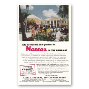 1952 Nassau Bahamas Print Ad | Rawson Square