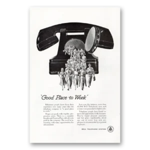 1952 Bell Telephone Print Ad | Good Place
