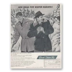 1952 Buck Skin Joe Print Ad | Hurricoat