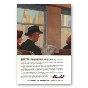 1964 Budd Print Ad | Commuter Service