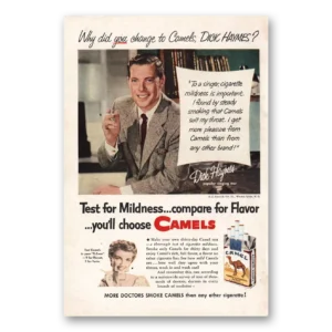 1952 Camel Cigarettes Print Ad | Camel Cigarettes