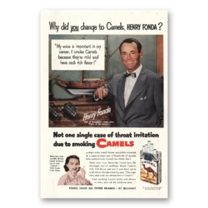 1952 Camel Cigarettes Print Ad | Camel Cigarettes