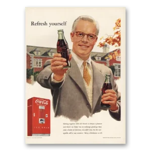 1952 Coca Cola Print Ad | Getting Together