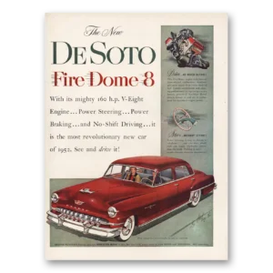 1952 DeSoto Print Ad | Fire Dome 8