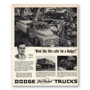 1952 Dodge Trucks Print Ad | Paul Bronson