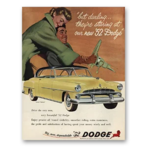 1952 Dodge Coronet Print Ad | Diplomat
