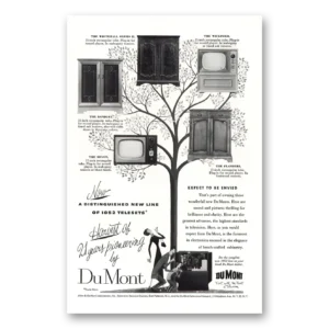 1952 DuMont Television Print Ad | Whitehall Wickford