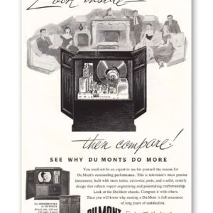 1952 DuMont Television Print Ad | Sherbrooke