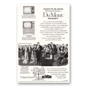 1952 DuMont Television Print Ad | Teleset
