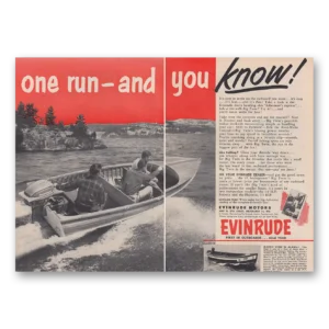 1952 Evinrude Print Ad | One Run