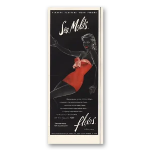 1952 Flexees Print Ad | Flatters Your Figure