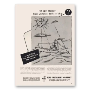1952 Ford Instrument Print Ad | Unstable Decks