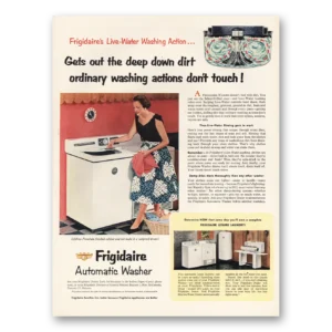 1952 Frigidaire Washer Print Ad | Deep Down Dirt