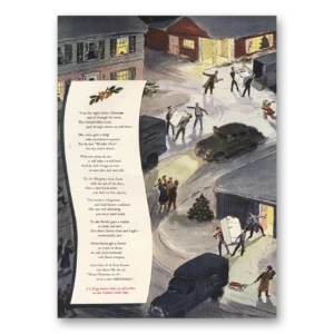 1952 Frigidaire Print Ad | Night Before Christmas