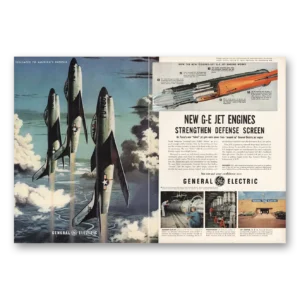 1952 General Electric Print Ad | Ge Jet Engines
