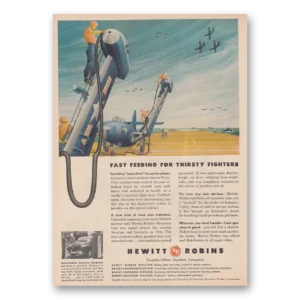 1952 Hewitt Robins Print Ad | Fast Feeding