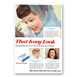 1952 Ivory Soap Print Ad | Beautiful Babies