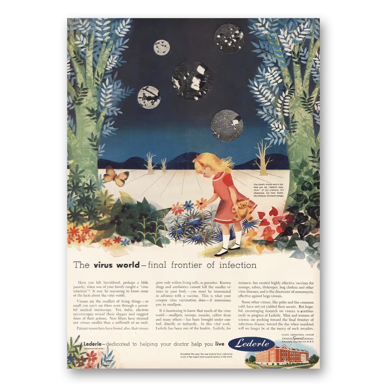 1952 Lederle Laboratories Print Ad | Virus World