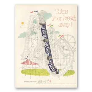 1952 Life Savers Print Ad | Takes Your Breath