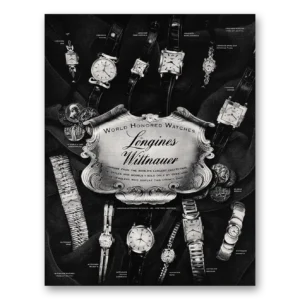 1952 Longines Wittnauer Print Ad | Honored Watches