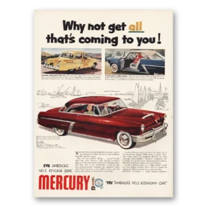 1952 Mercury Print Ad | Coming To You