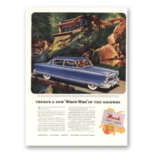 1952 Nash Motors Print Ad | Whos Who Highway