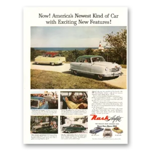 1952 Nash Motors Print Ad | Newest Kind Of Car