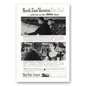 1952 New York Central Print Ad | Chit Chat