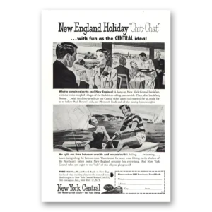 1952 New York Central Print Ad | Chit Chat