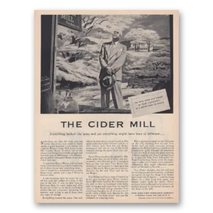 1952 New York Life Insurance Print Ad | Cider Mill