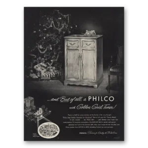 1952 Philco Print Ad | Golden Grid Tuner