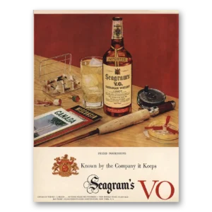 1952 Seagrams VO Whisky Print Ad | Prized Possessions