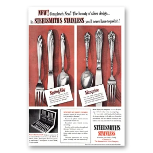 1952 International Silver Print Ad | Steelsmiths