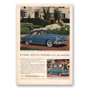 1952 Studebaker Print Ad | Excitingly Styled