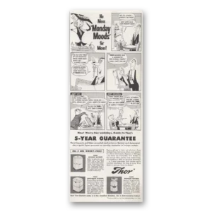 1952 Thor Spinner Washer Print Ad | Moods For Mom