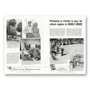 1952 Trailer Coach Manufacturers Print Ad | Wintering