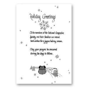 1952 Union Pacific Railroad Print Ad | Holiday Greetings