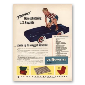 1952 US Royalite Print Ad | Kiddy Car