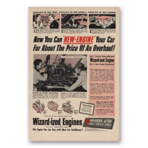 1952 Western Auto Print Ad | Western Auto