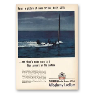 1953 Allegheny Ludlum Print Ad | Special Alloy Steel