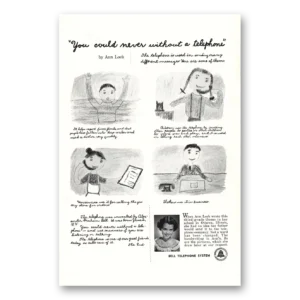 1953 Bell Telephone Print Ad | Ann Loeb