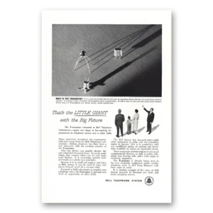1953 Bell Telephone Print Ad | Transistor