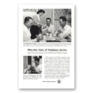 1953 Bell Telephone Print Ad | Osullivans