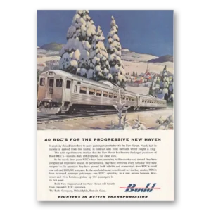 1953 Budd Print Ad | New Haven