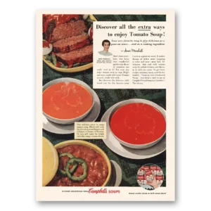 1953 Campbells Tomato Soup Print Ad | Discover